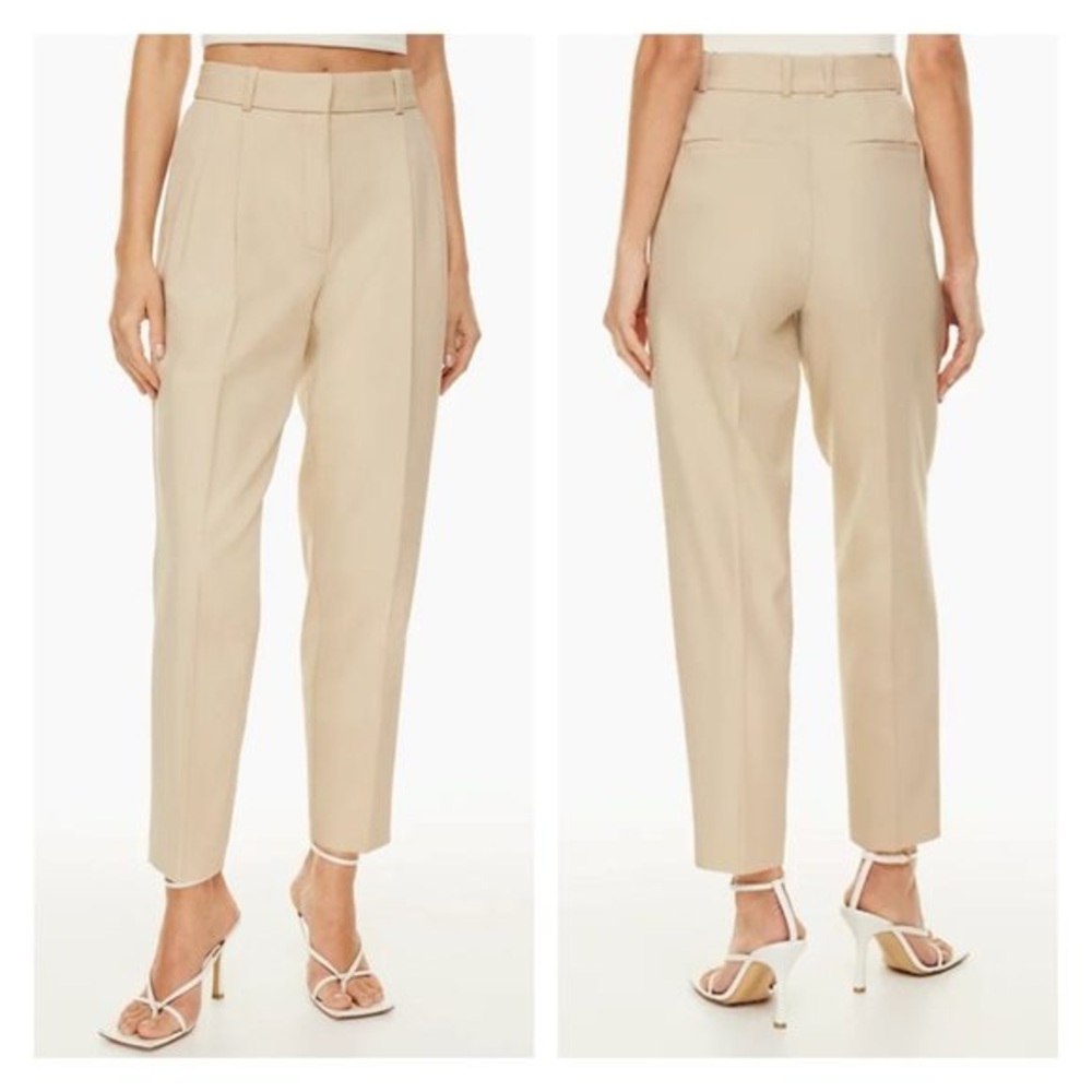 Aritzia Babaton Atelier Size 6 Nude Pants